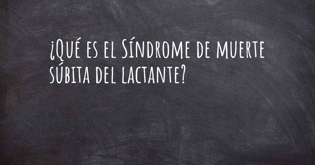 Qu Es El S Ndrome De Muerte S Bita Del Lactante