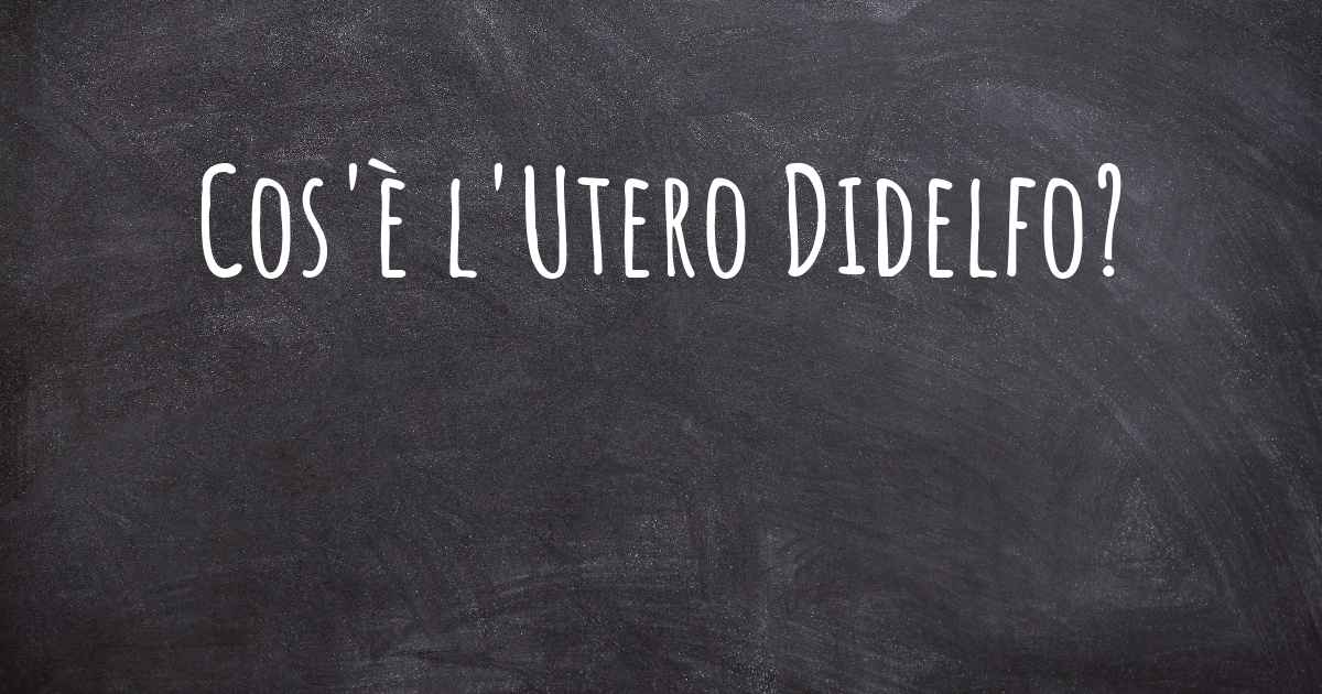 Cos è l Utero Didelfo