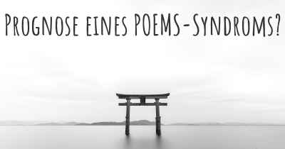 Prognose eines POEMS-Syndroms?