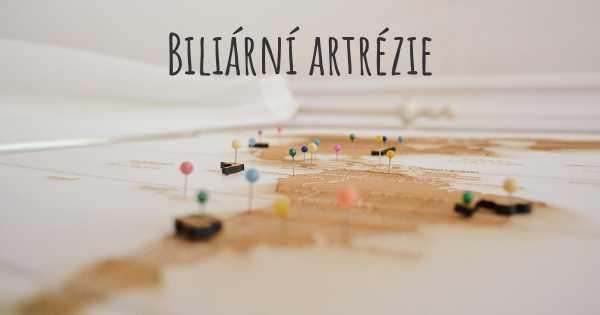 Biliární artrézie