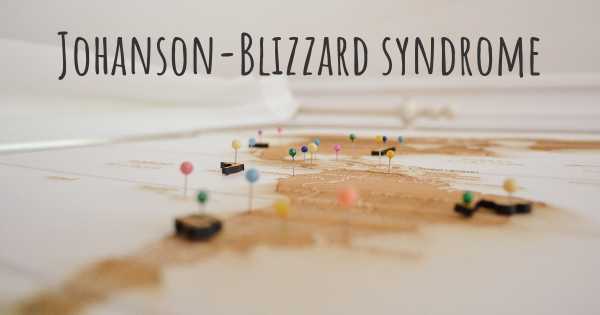 Johanson-Blizzard syndrome