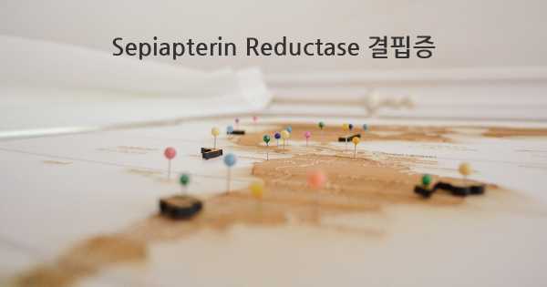 Sepiapterin Reductase 결핍증