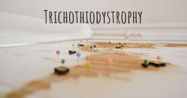Trichothiodystrophy