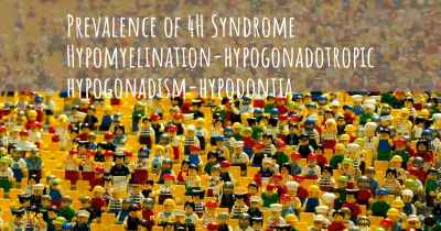Prevalence of 4H Syndrome Hypomyelination-hypogonadotropic hypogonadism-hypodontia