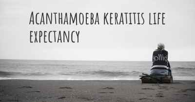Acanthamoeba keratitis life expectancy