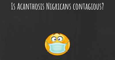 Is Acanthosis Nigricans contagious?