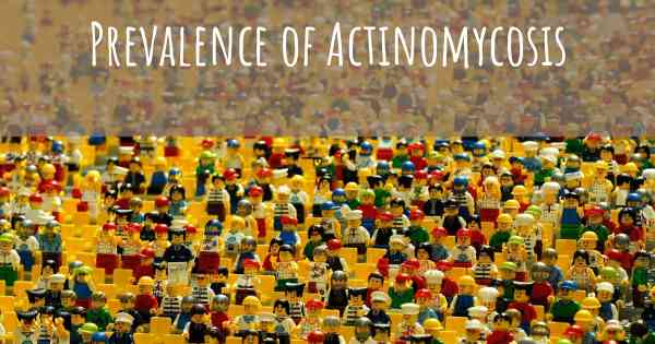 Prevalence of Actinomycosis