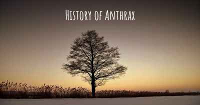 History of Anthrax
