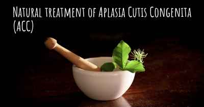 Natural treatment of Aplasia Cutis Congenita (ACC)