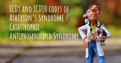 ICD9 and ICD10 codes of Asherson’s Syndrome / Catastrophic Antiphospholipid Syndrome