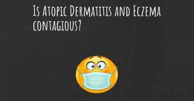 Is Atopic Dermatitis and Eczema contagious?