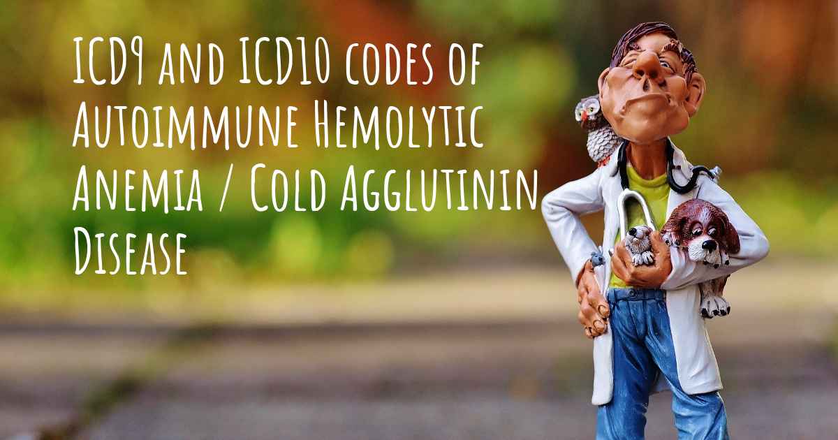 severe hemolytic anemia icd 10