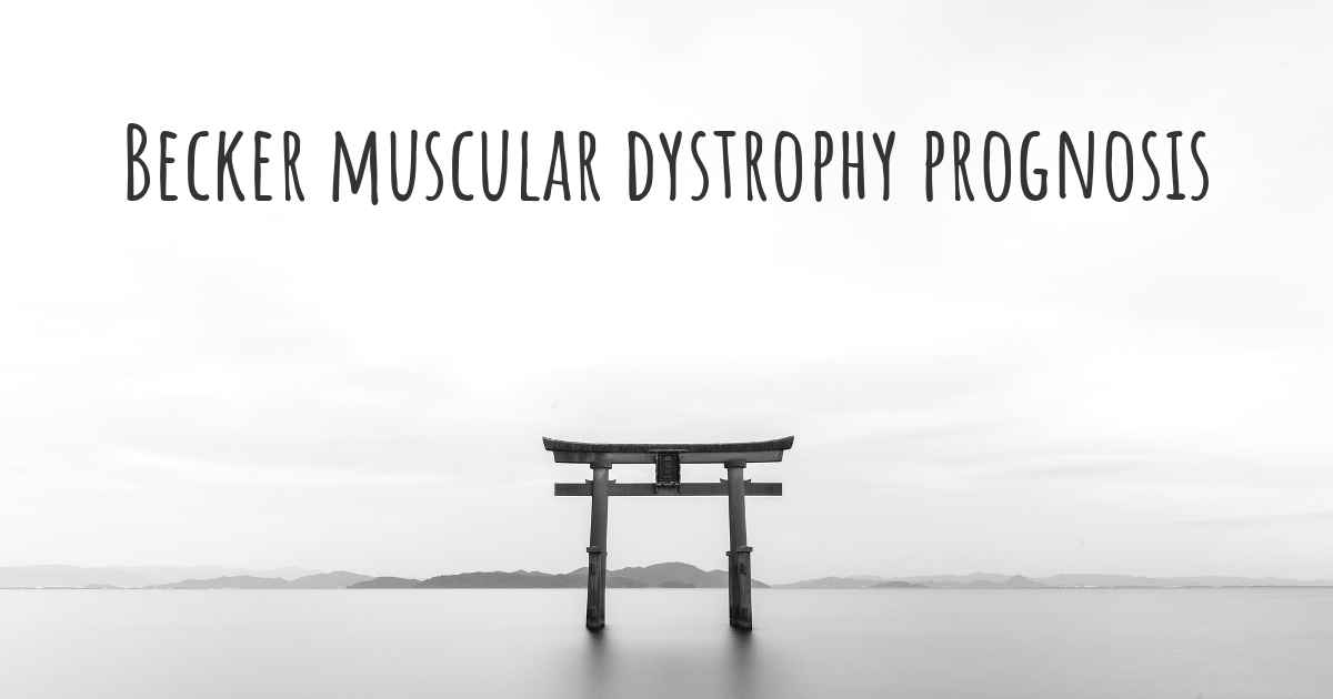 Becker muscular dystrophy prognosis