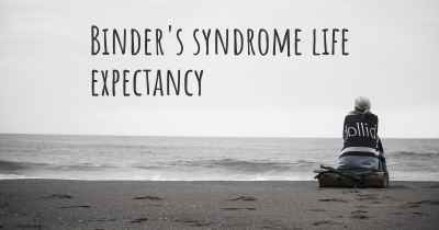 Binder's syndrome life expectancy