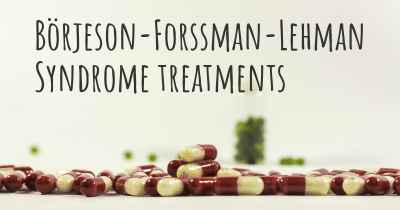 Börjeson-Forssman-Lehman Syndrome treatments