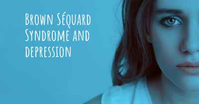 Brown Séquard Syndrome and depression