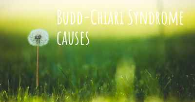 Budd-Chiari Syndrome causes