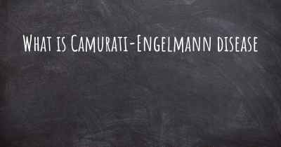 What is Camurati-Engelmann disease