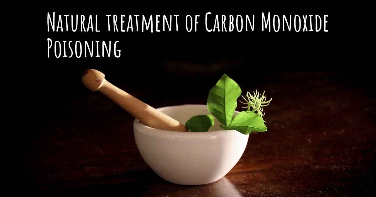 Is There Any Natural Treatment For Carbon Monoxide Poisoning