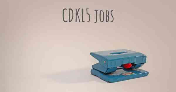 CDKL5 jobs