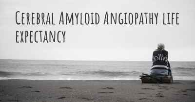 Cerebral Amyloid Angiopathy life expectancy