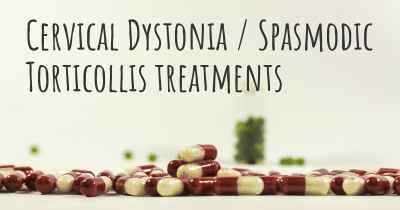 Cervical Dystonia / Spasmodic Torticollis treatments
