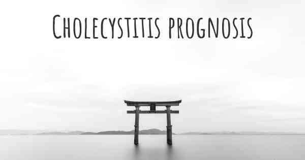 Cholecystitis prognosis