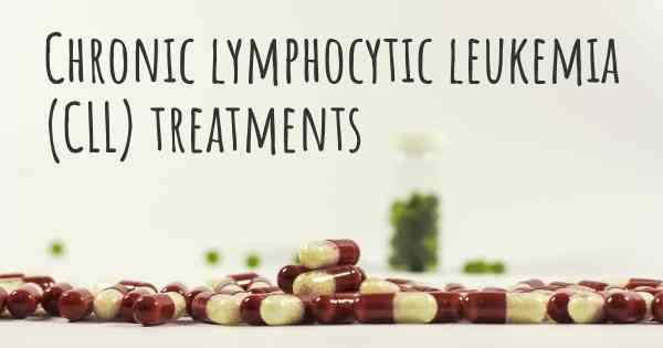 Chronic lymphocytic leukemia (CLL) treatments