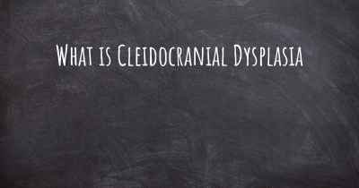 What is Cleidocranial Dysplasia