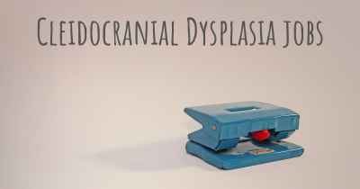Cleidocranial Dysplasia jobs