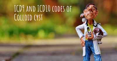 ICD9 and ICD10 codes of Colloid cyst