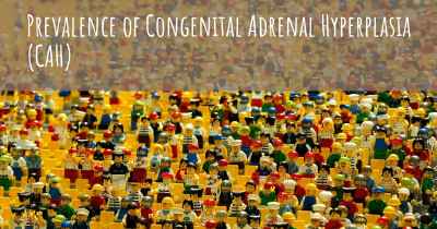 Prevalence of Congenital Adrenal Hyperplasia (CAH)