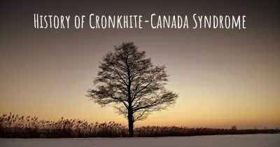 History of Cronkhite-Canada Syndrome