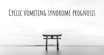 Cyclic vomiting syndrome prognosis