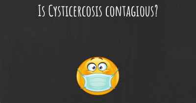 Is Cysticercosis contagious?