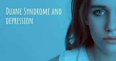 Duane Syndrome and depression