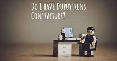 Do I have Dupuytrens Contracture?