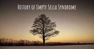 History of Empty Sella Syndrome