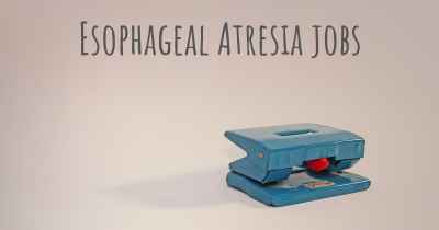 Esophageal Atresia jobs
