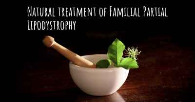 Natural treatment of Familial Partial Lipodystrophy