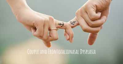 Couple and Frontofacionasal Dysplasia