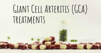 Giant Cell Arteritis (GCA) treatments