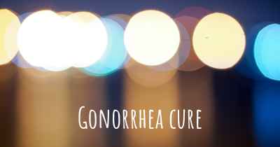 Gonorrhea cure