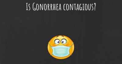 Is Gonorrhea contagious?