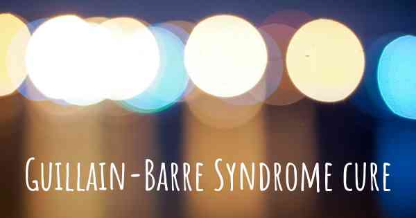 Guillain-Barre Syndrome cure