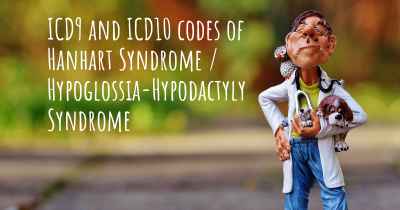 ICD9 and ICD10 codes of Hanhart Syndrome / Hypoglossia-Hypodactyly Syndrome