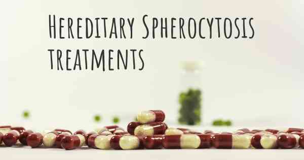 Hereditary Spherocytosis treatments