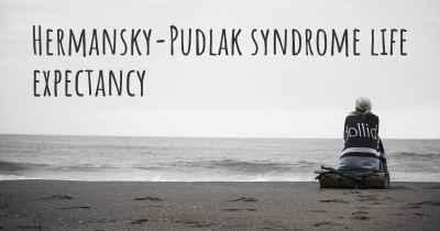 Hermansky-Pudlak syndrome life expectancy