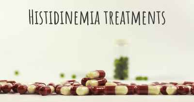 Histidinemia treatments