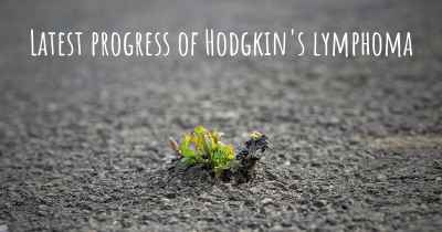 Latest progress of Hodgkin's lymphoma